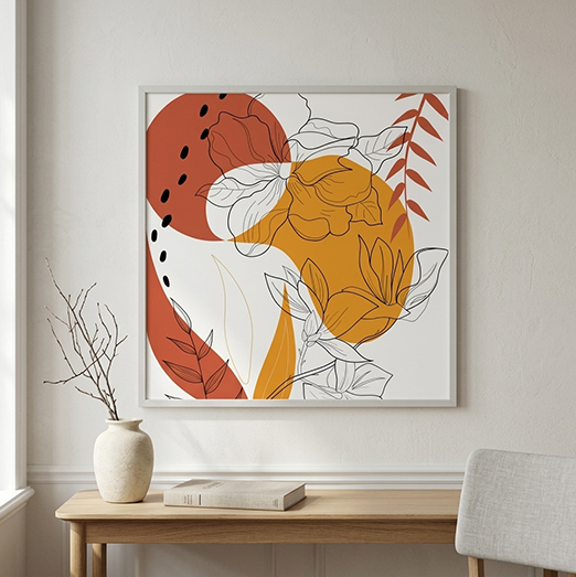 Floral Abstract Print